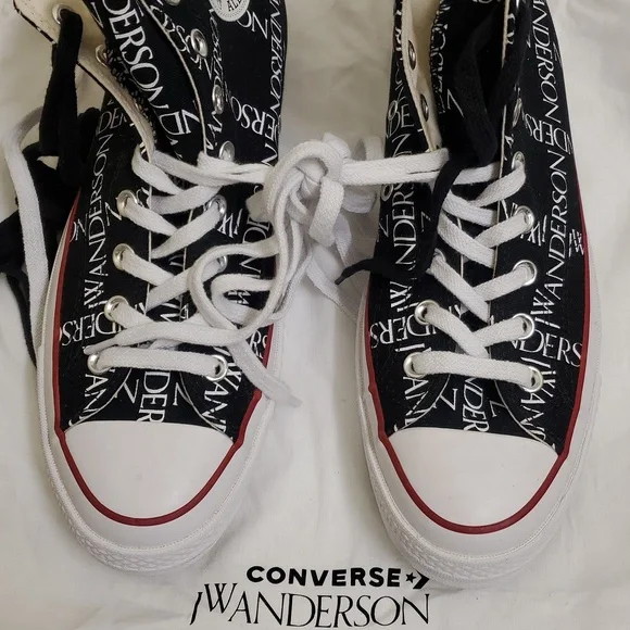 New authentic Converse All star Wanderson black sneakers size Mens
